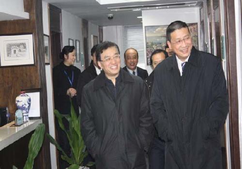 2010年1月中国电信股份有限公司南京分公司缪新华总经理一行来学院交流访问.jpg